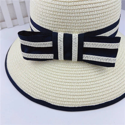 Women'S Spring And Summer Fashion Beach Foldable Casual Face-Covering Grass Hat