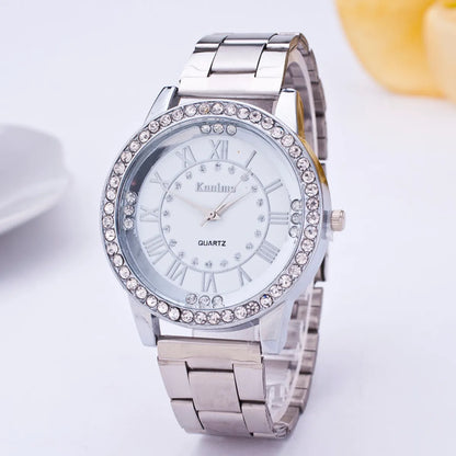 Stainless Steel Alloy Women'S Watches