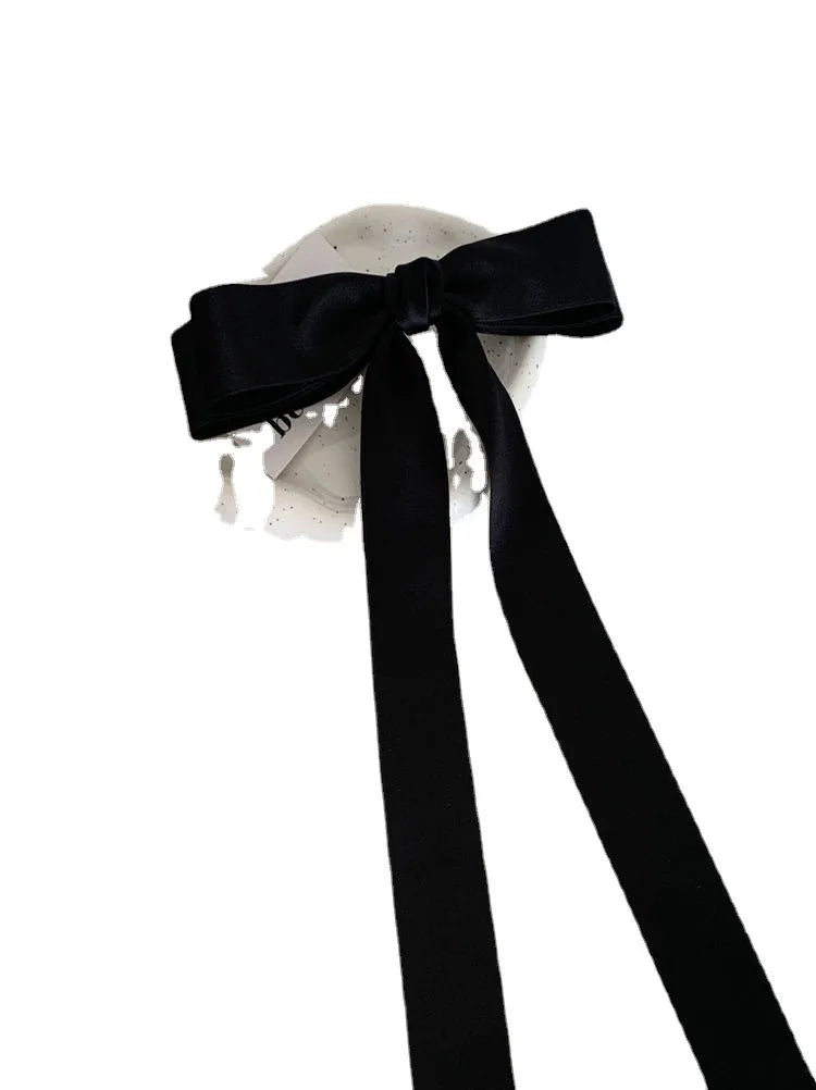 Women'S Streetwear Bow Knot Cloth Ribbon Hair Clip