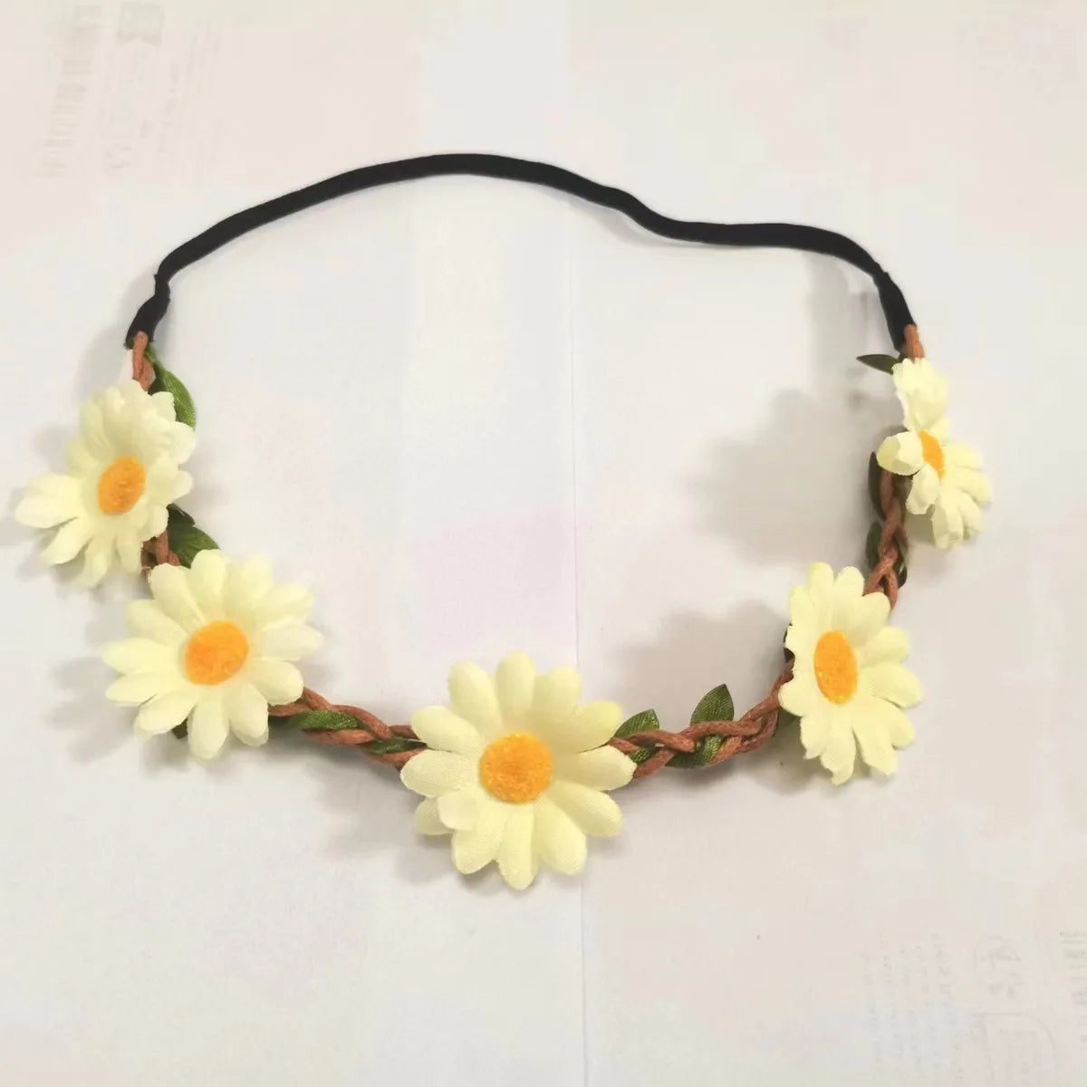 Women'S Streetwear Flower Cloth Hair Band