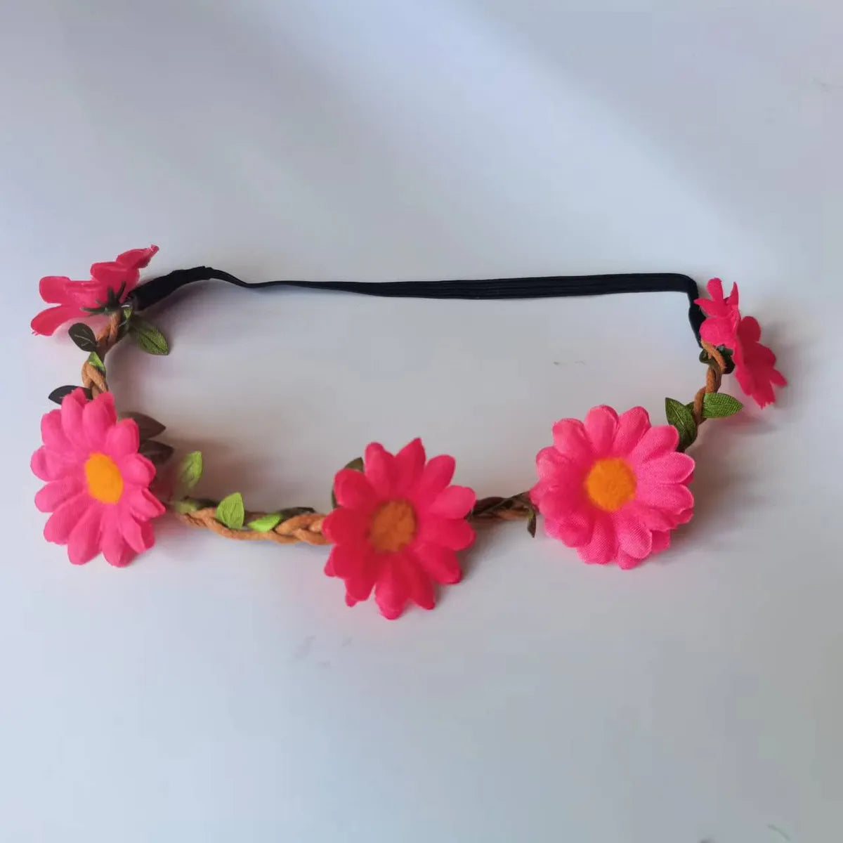 Women'S Streetwear Flower Cloth Hair Band