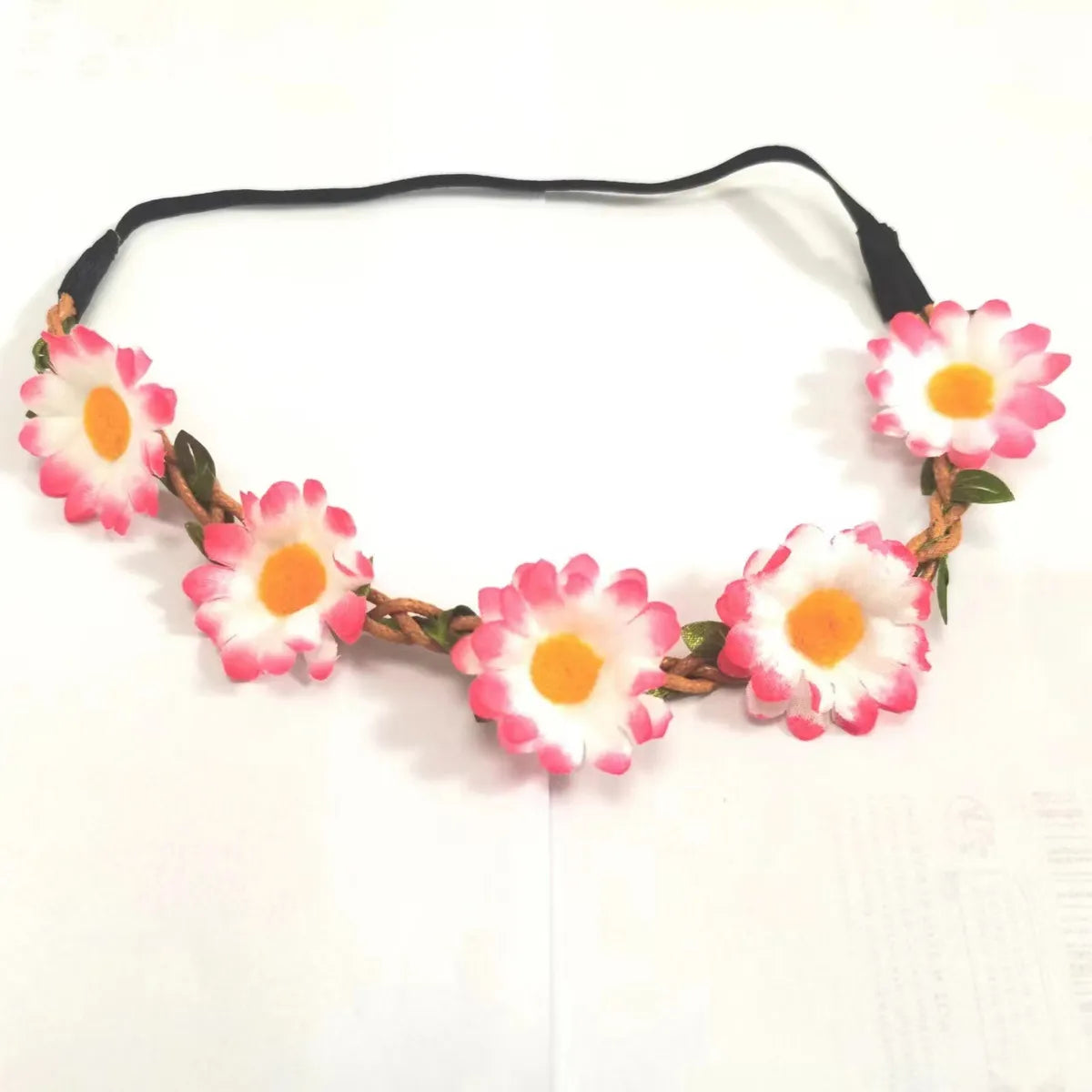 Women'S Streetwear Flower Cloth Hair Band