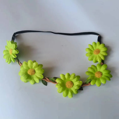 Women'S Streetwear Flower Cloth Hair Band