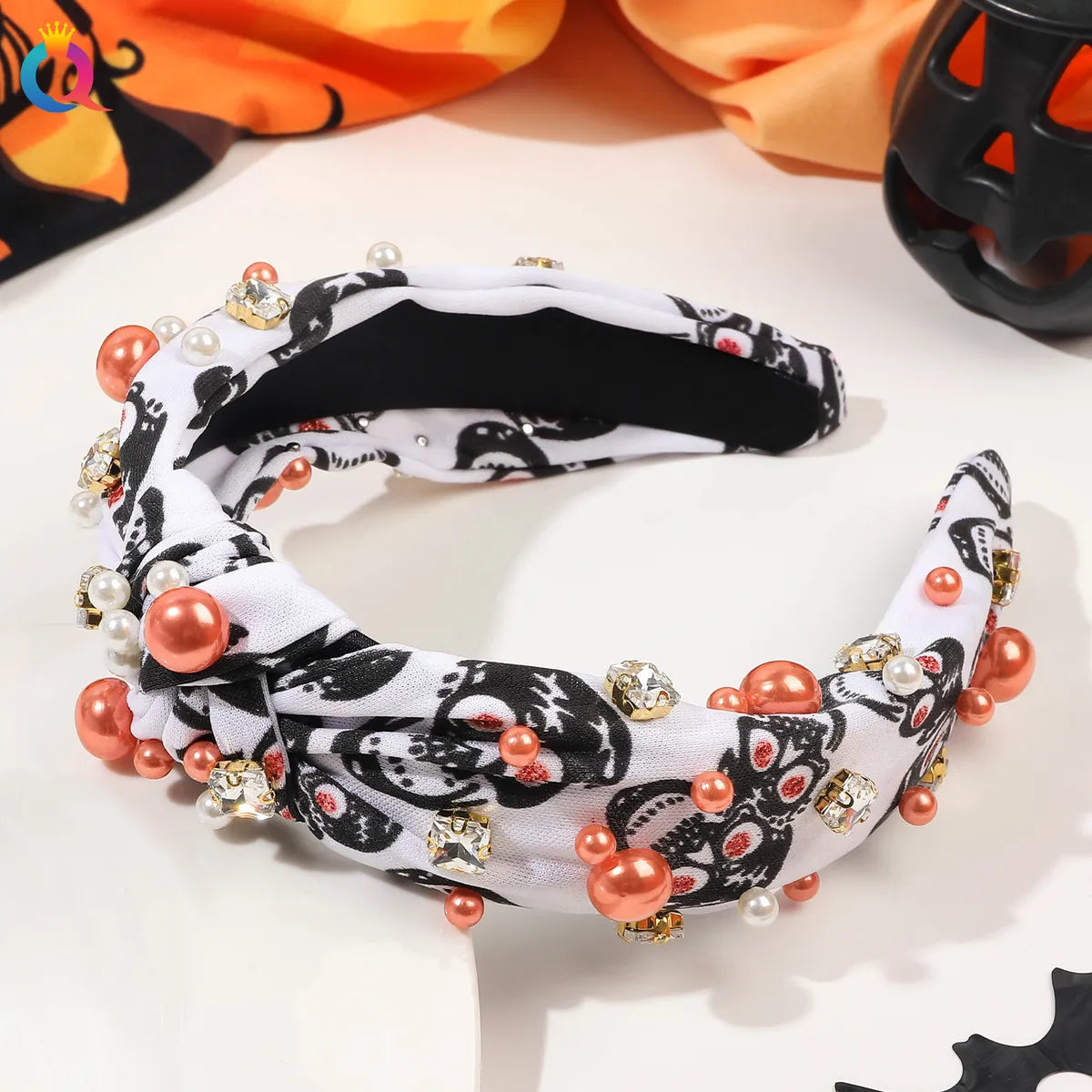 Women'S Streetwear Skull Hair Band