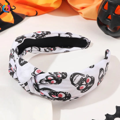 Women'S Streetwear Skull Hair Band