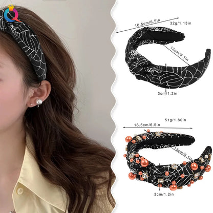 Women'S Streetwear Skull Hair Band