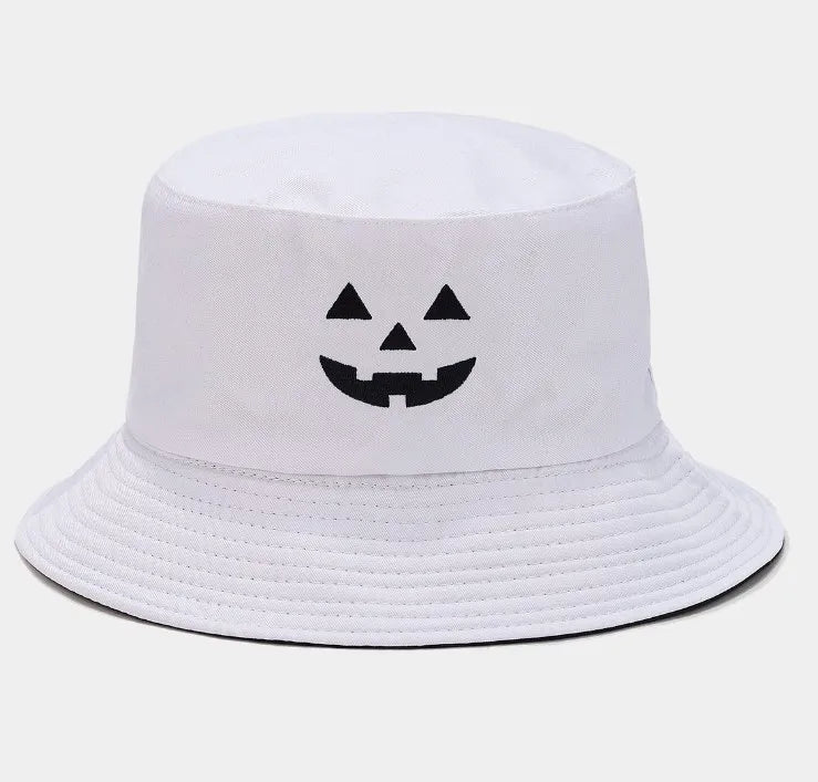 Women'S Streetwear Solid Color Embroidery Wide Eaves Bucket Hat