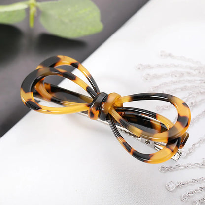 Women'S Sweet Bow Knot Acetic Acid Sheets Hair Clip