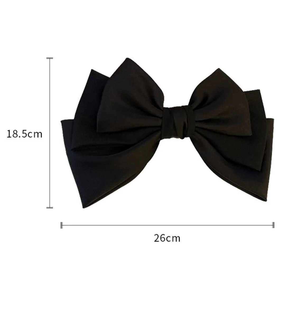 Women'S Sweet Bow Knot Alloy Cloth Hair Clip