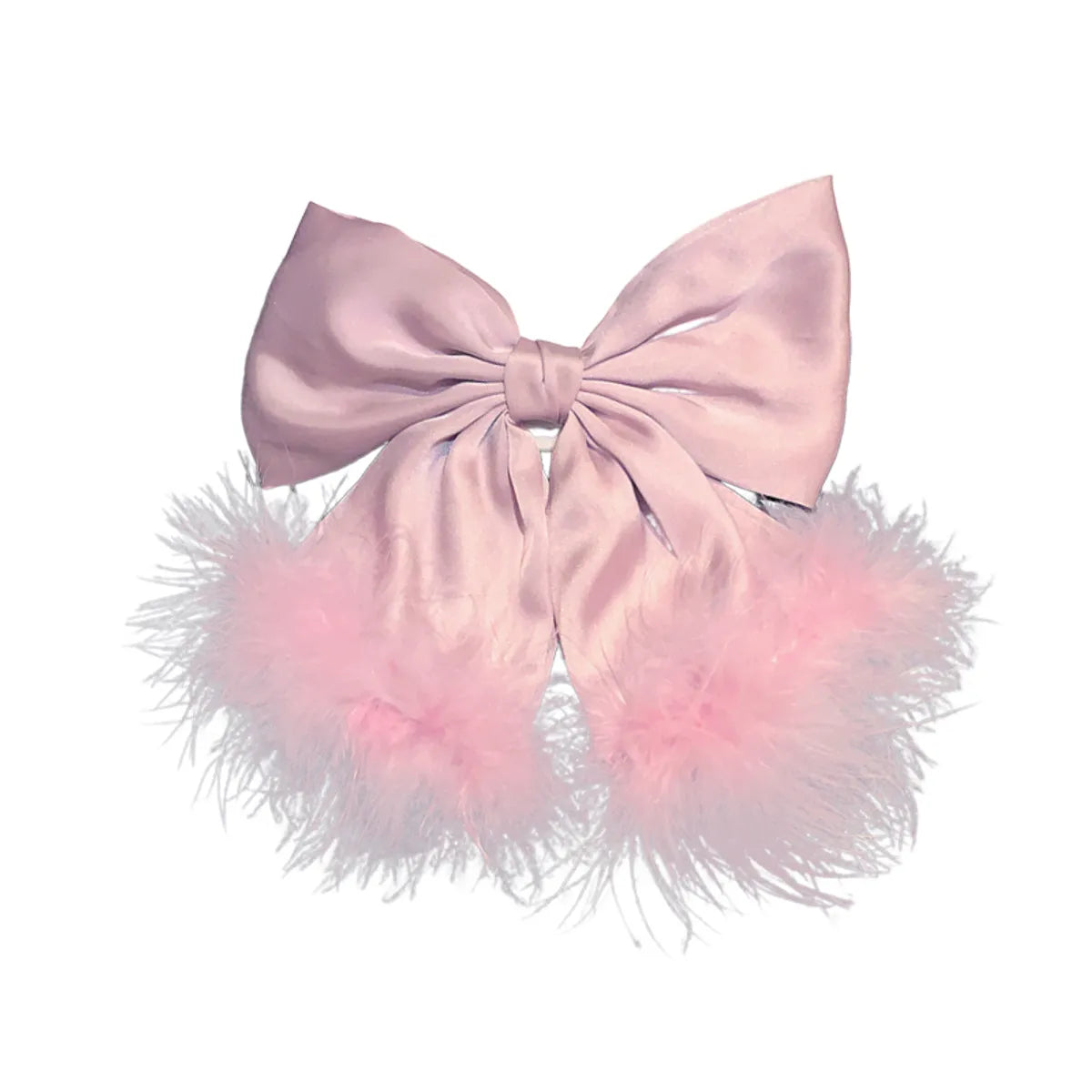 Women'S Sweet Bow Knot Alloy Cloth Hair Clip