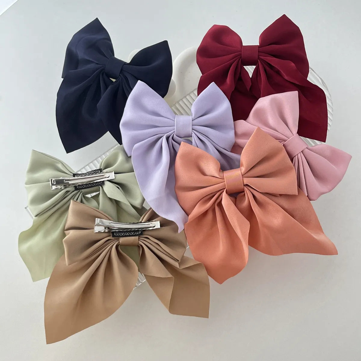 Women'S Sweet Bow Knot Cloth Hair Clip