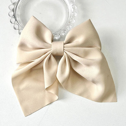 Women'S Sweet Bow Knot Cloth Hair Clip