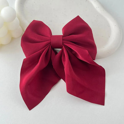 Women'S Sweet Bow Knot Cloth Hair Clip