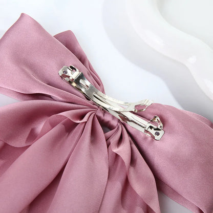 Women'S Sweet Bow Knot Cloth Hair Clip