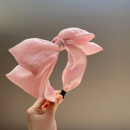 Women'S Sweet Bow Knot Cloth Handmade Hair Band