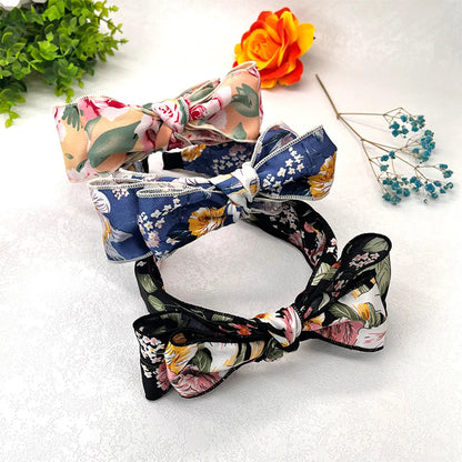 Women'S Sweet Bow Knot Plastic Cloth Hair Band