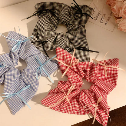 Women'S Sweet Bow Knot Polyester Hair Tie