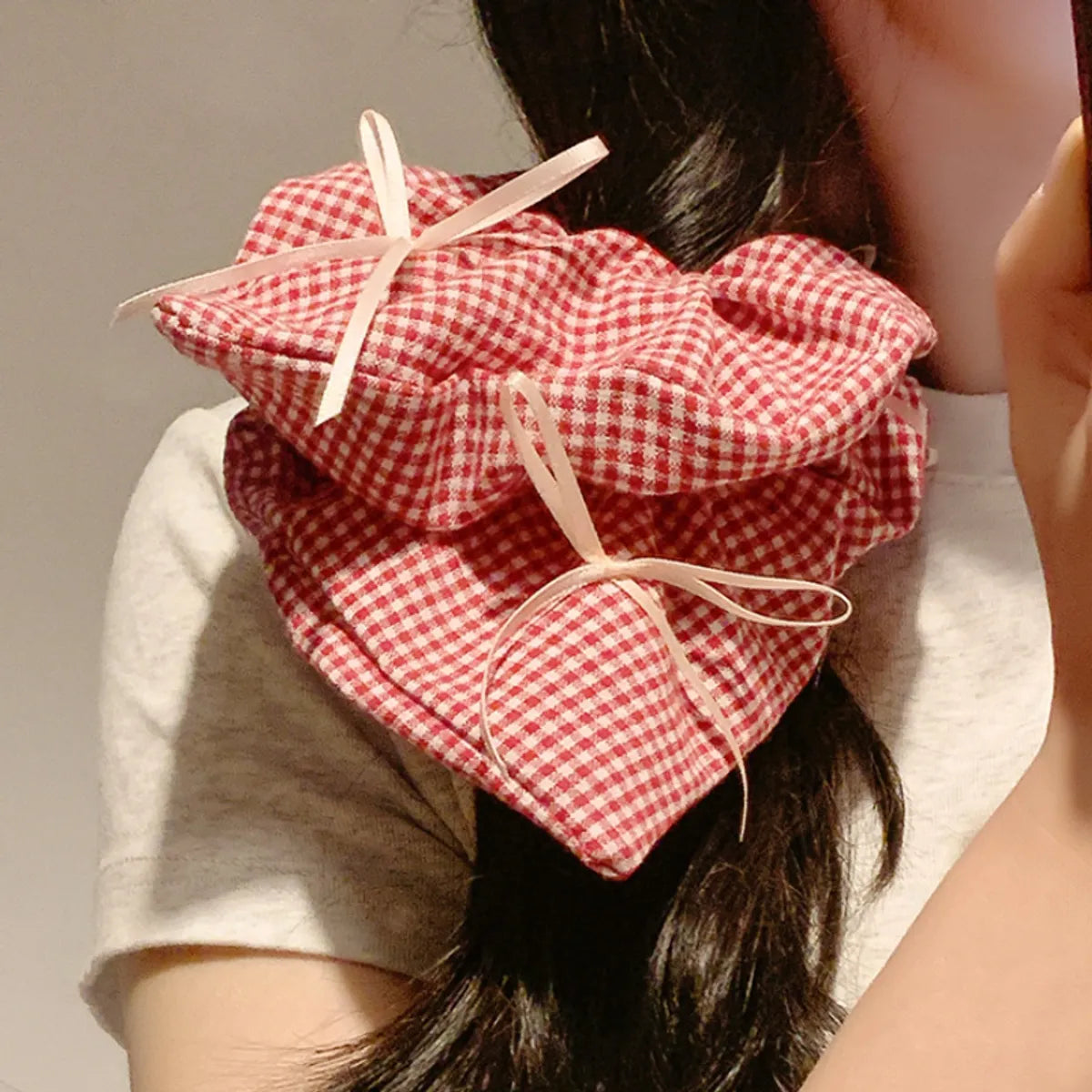 Women'S Sweet Bow Knot Polyester Hair Tie