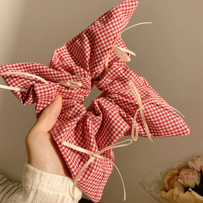 Women'S Sweet Bow Knot Polyester Hair Tie