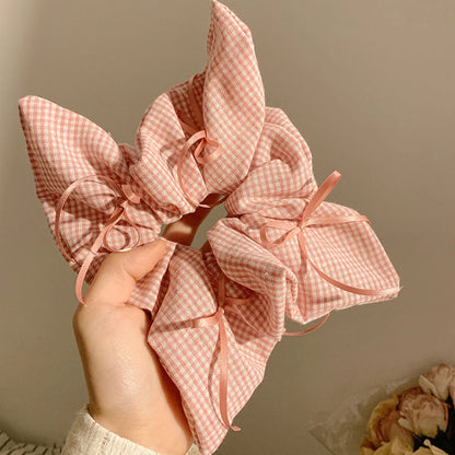 Women'S Sweet Bow Knot Polyester Hair Tie