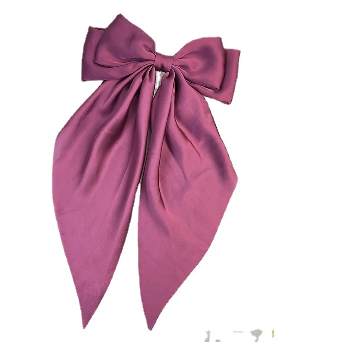 Women'S Sweet Bow Knot Satin Hair Clip