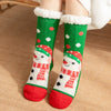 Women'S Sweet Cartoon Snowman Polyacrylonitrile Fiber Crew Socks A Pair