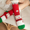 Women'S Sweet Cartoon Snowman Polyacrylonitrile Fiber Crew Socks A Pair