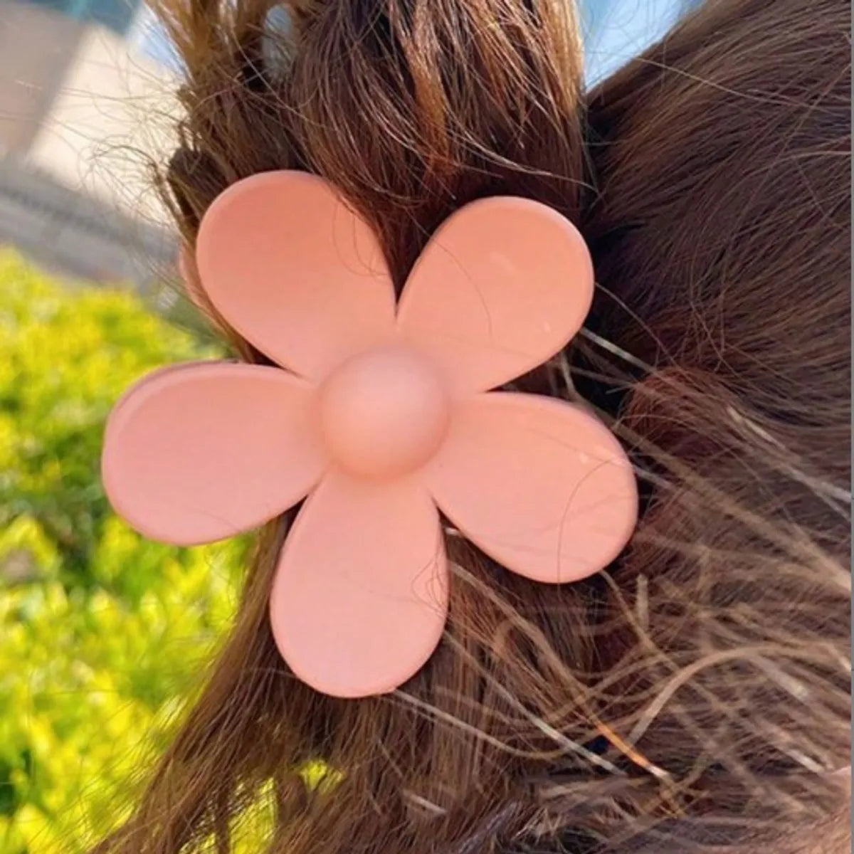 Women'S Sweet Flower ABS Hair Claws