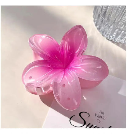 Women'S Sweet Flower Arylic Hair Claws