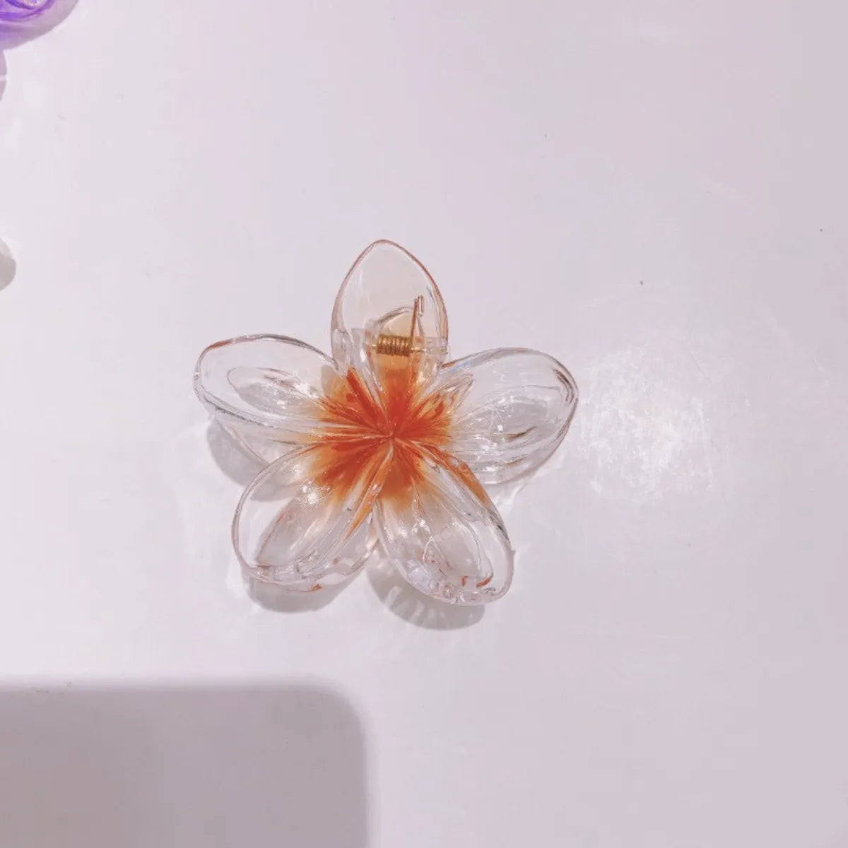 Women'S Sweet Flower Arylic Hair Claws