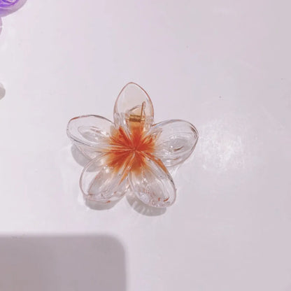 Women'S Sweet Flower Arylic Hair Claws