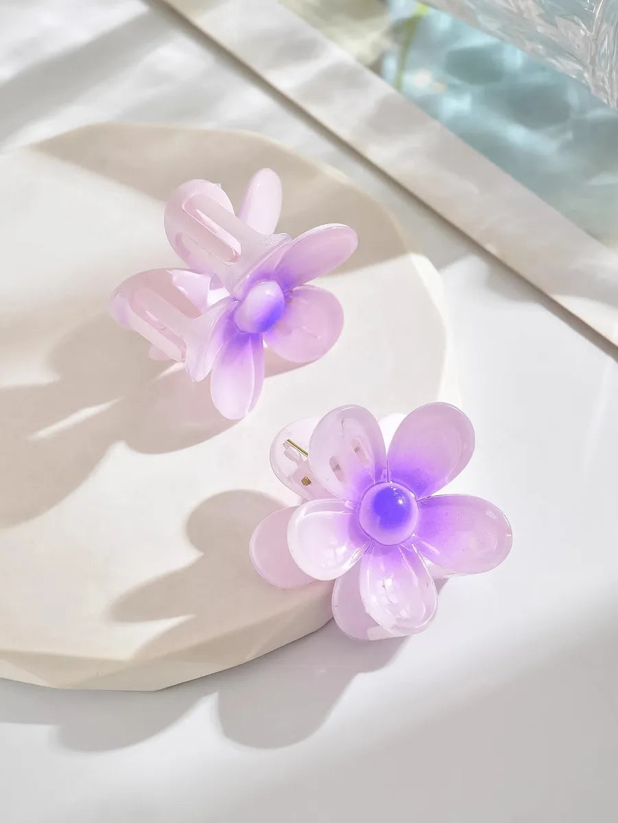 Women'S Sweet Flower Arylic Hair Claws