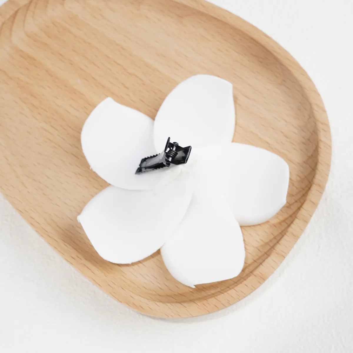 Women'S Sweet Flower Foam Handmade Hair Clip