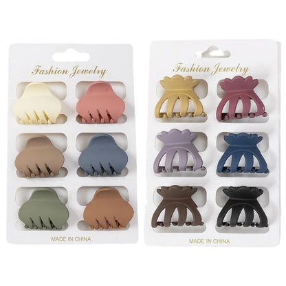 Women'S Sweet Geometric Bow Knot Plastic Resin Stoving Varnish Hair Claws