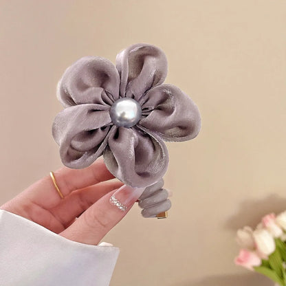 Women'S Sweet Heart Shape Plastic Hair Tie