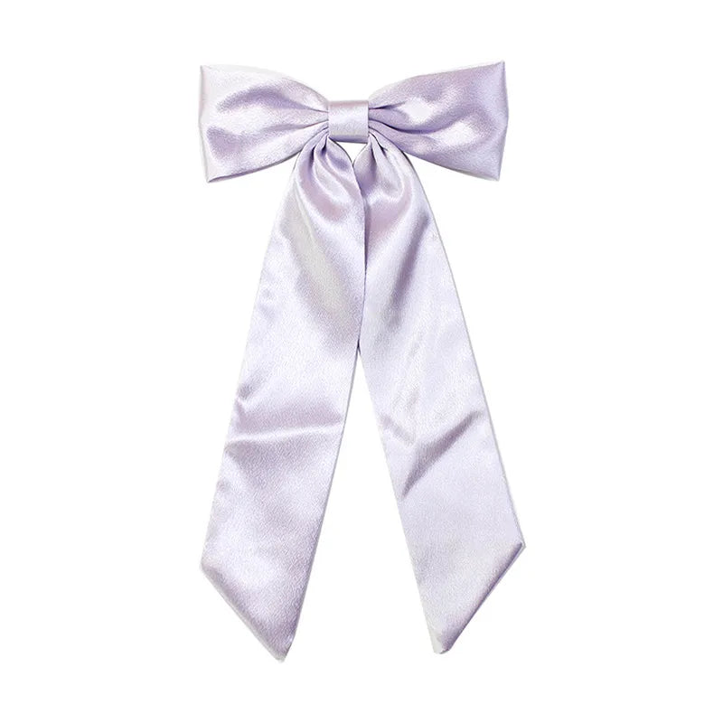 Women'S Sweet Korean Style Bow Knot Cloth Polyester Hair Clip