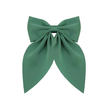 Women'S Sweet Korean Style Bow Knot Polyester Hair Clip