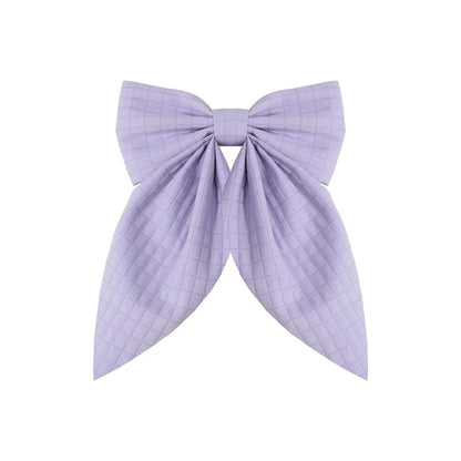 Women'S Sweet Korean Style Bow Knot Satin Hair Clip