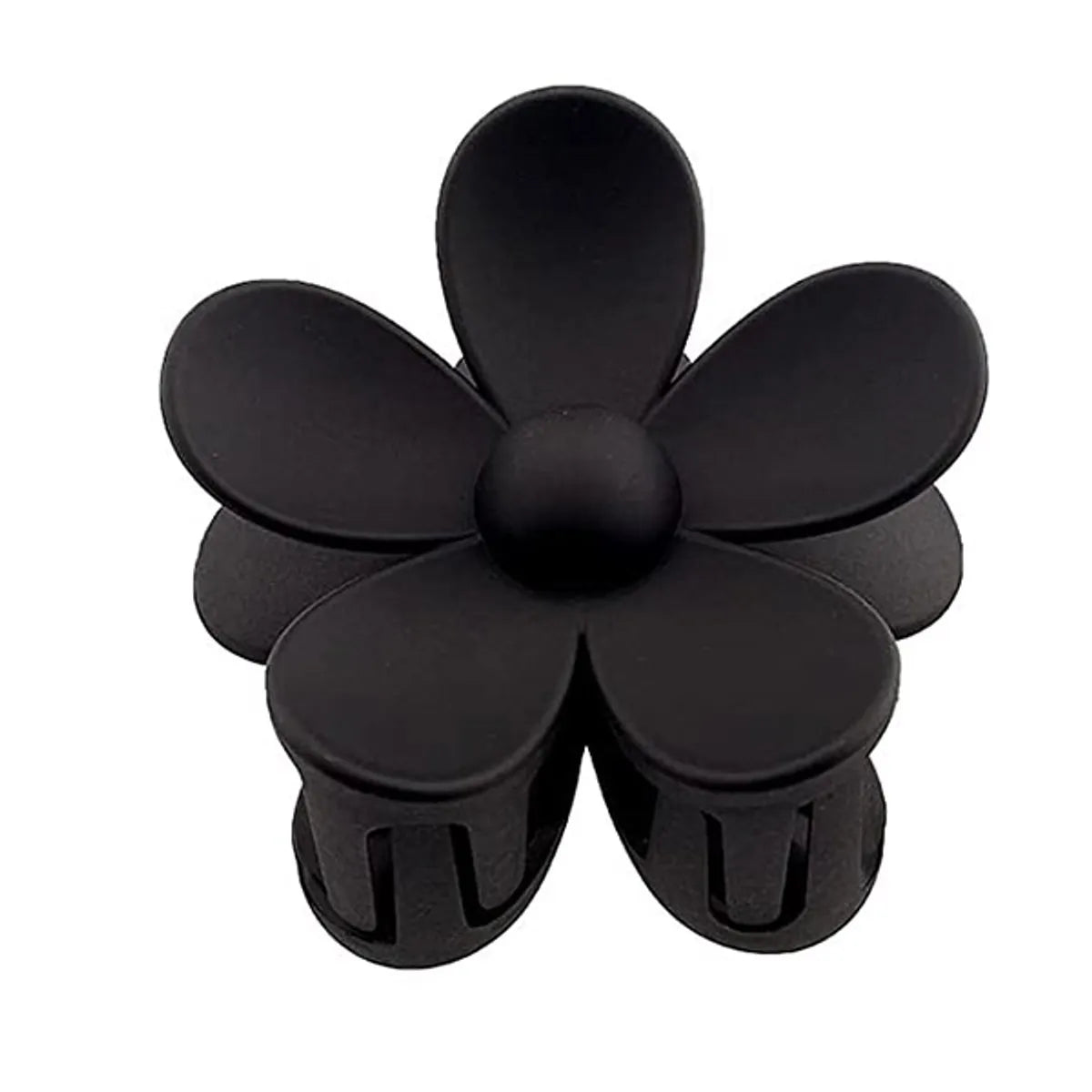 Women'S Sweet Korean Style Flower Plastic Stoving Varnish Hair Claws