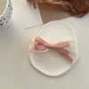 Women'S Sweet Simple Style Bow Knot Cloth Hair Clip Hair Tie Brooches