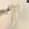 Women'S Sweet Simple Style Bow Knot Cloth Plating Hair Clip