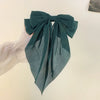 Women'S Sweet Simple Style Bow Knot Cloth Plating Hair Clip