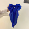 Women'S Sweet Simple Style Bow Knot Cloth Plating Hair Clip