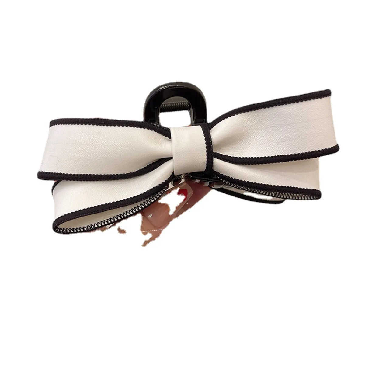 Women'S Sweet Simple Style Bow Knot Plastic Cloth Hair Claws