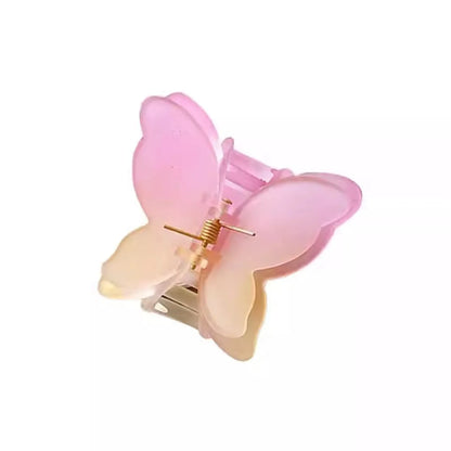 Women'S Sweet Simple Style Butterfly Arylic Hair Claws