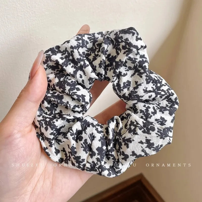 Women'S Sweet Simple Style Color Block Cloth Hair Tie