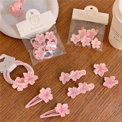 Women'S Sweet Simple Style Flower Mixed Materials Hair Clip