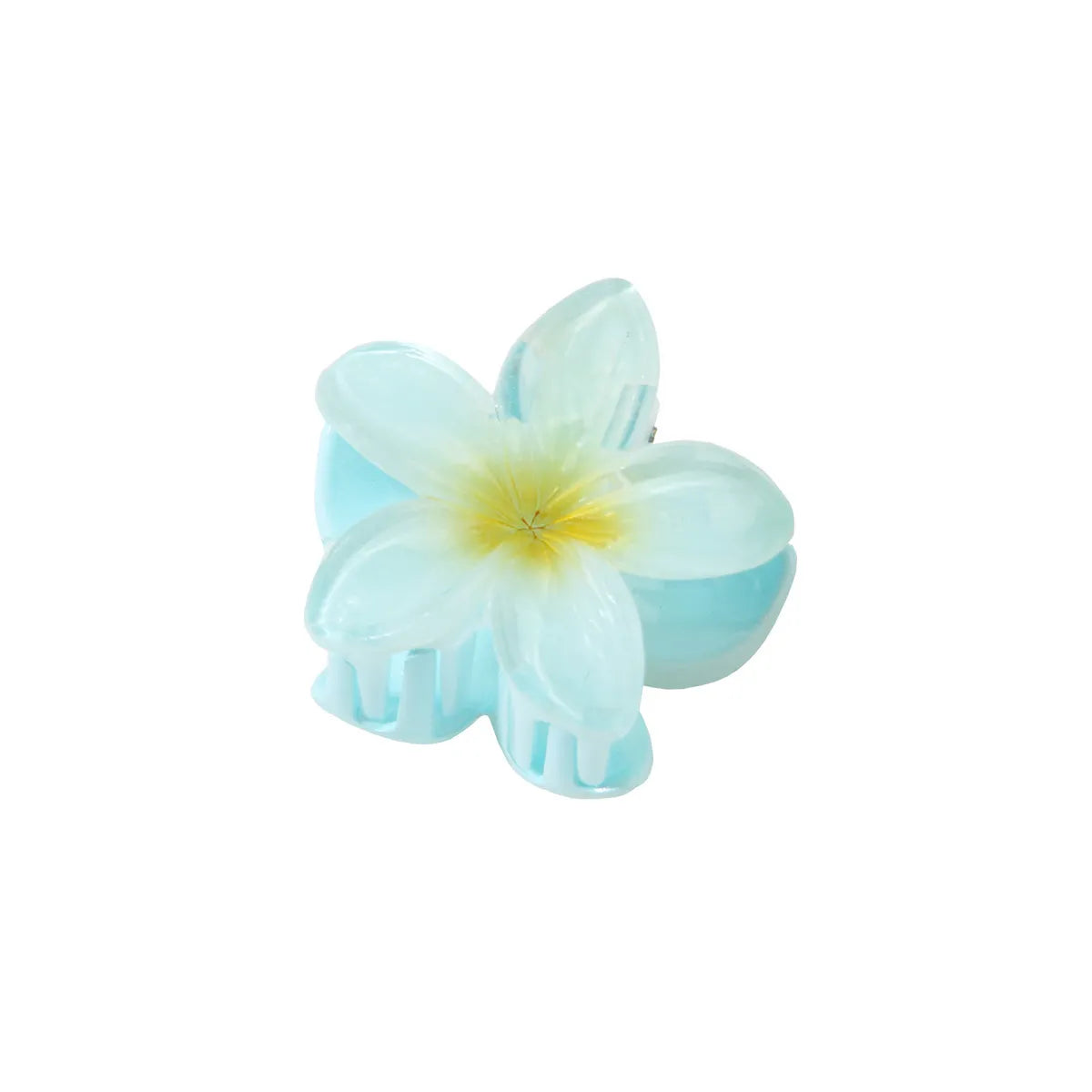 Women'S Sweet Simple Style Flower Plastic Hair Clip