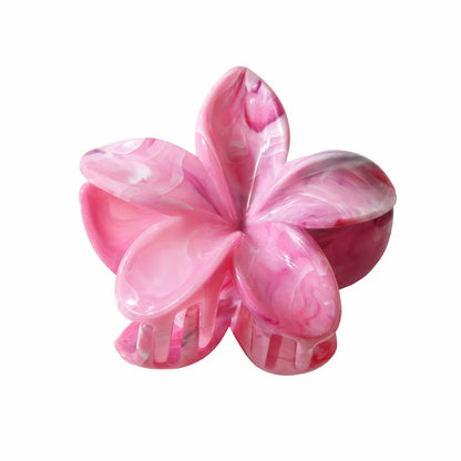 Women'S Sweet Simple Style Flower Plastic Hair Clip