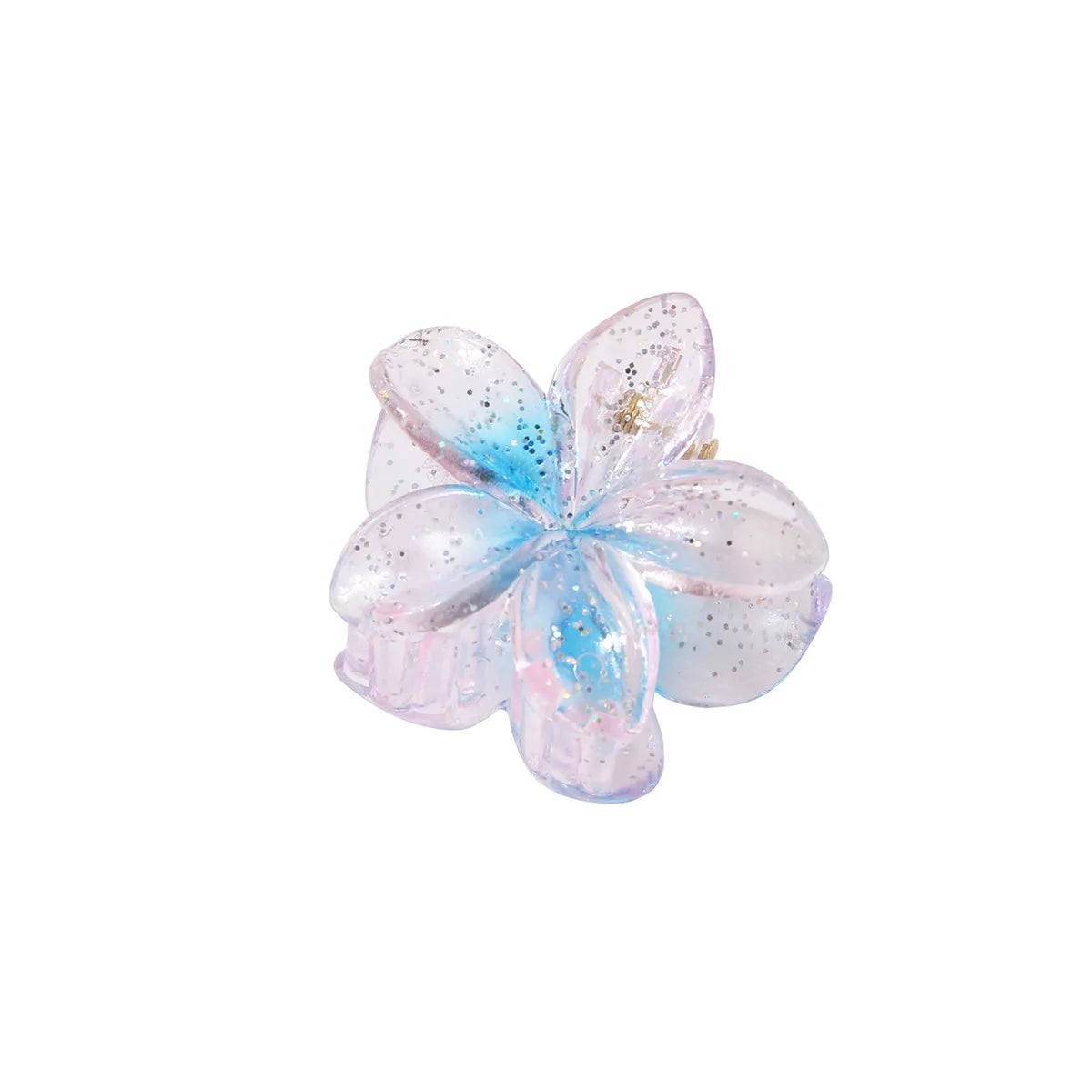 Women'S Sweet Simple Style Flower Plastic Hair Clip